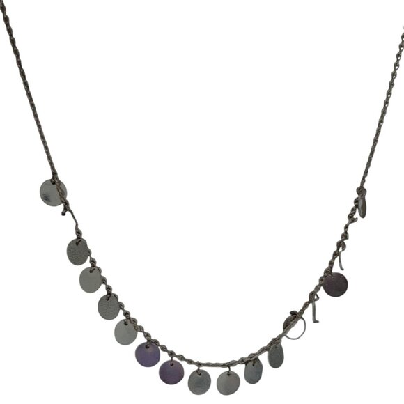 Elegant Disc Charms Statement Necklace Gold Tone Chain Fashion Jewelry Women - Picture 1 of 6
